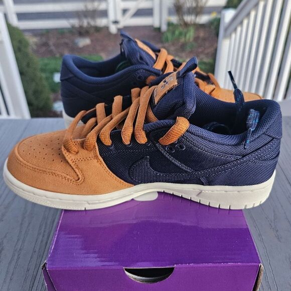 NIKE SB DUNK LOW PRO PRM 90's backpacks sneakers MENS 7 WOMENS 8.5 new in box - Picture 3 of 15